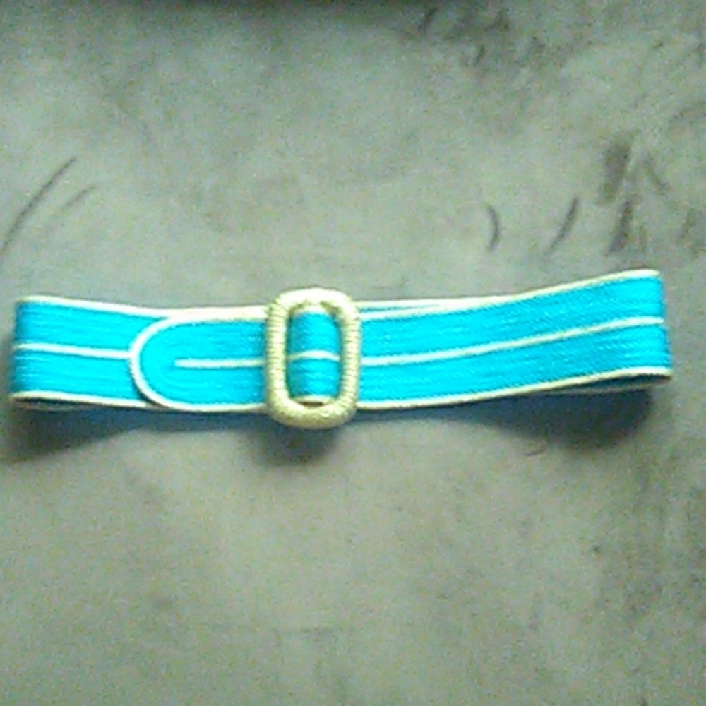 Turquoise and Gold Belt